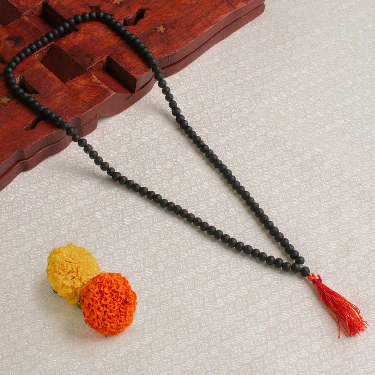 Karungali Malai 6mm for Kids (108+1 Beads) Original Ebony Wood (Govt. Certified)